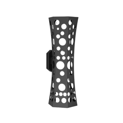 perforated wall lamp
