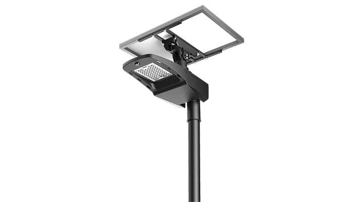 Semi-integrated solar street lights