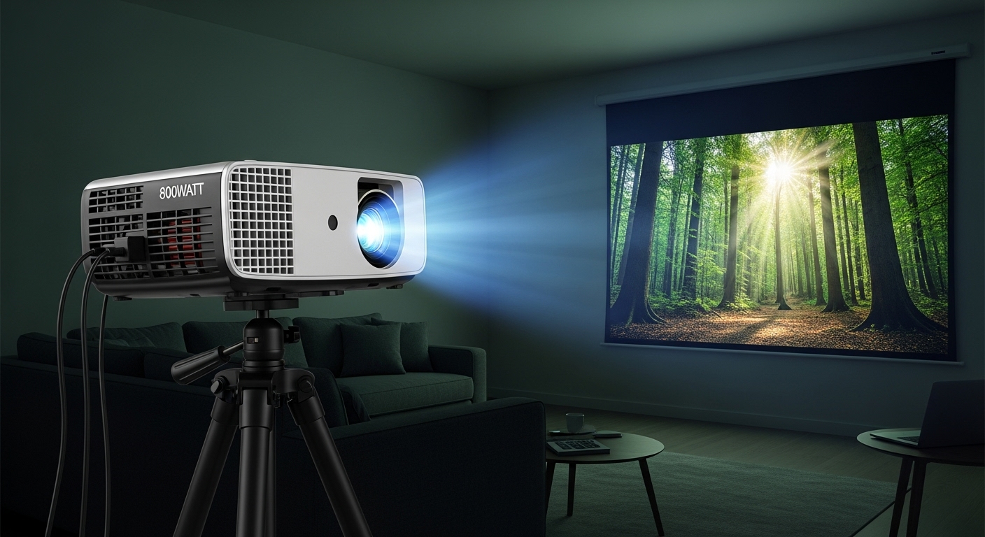 800W LED Projector | High Power Floodlight for Stadiums & Industry