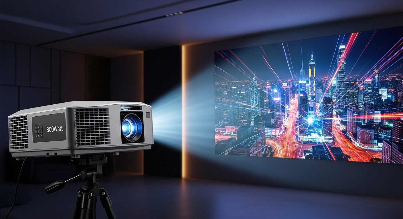 800W LED Projector | High Power Floodlight for Stadiums & Industry