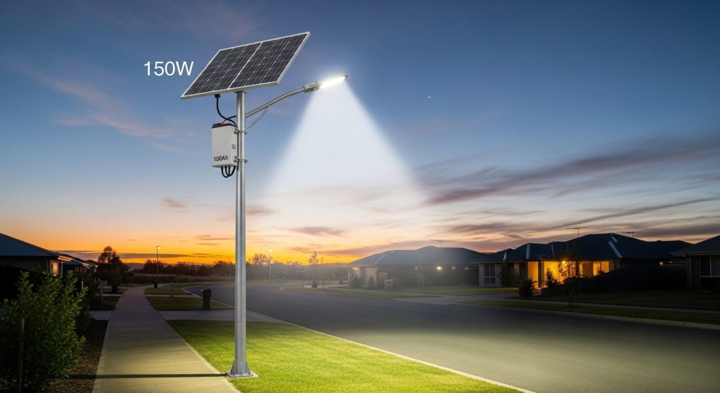 Solar Street Light For 6 Meter Pole