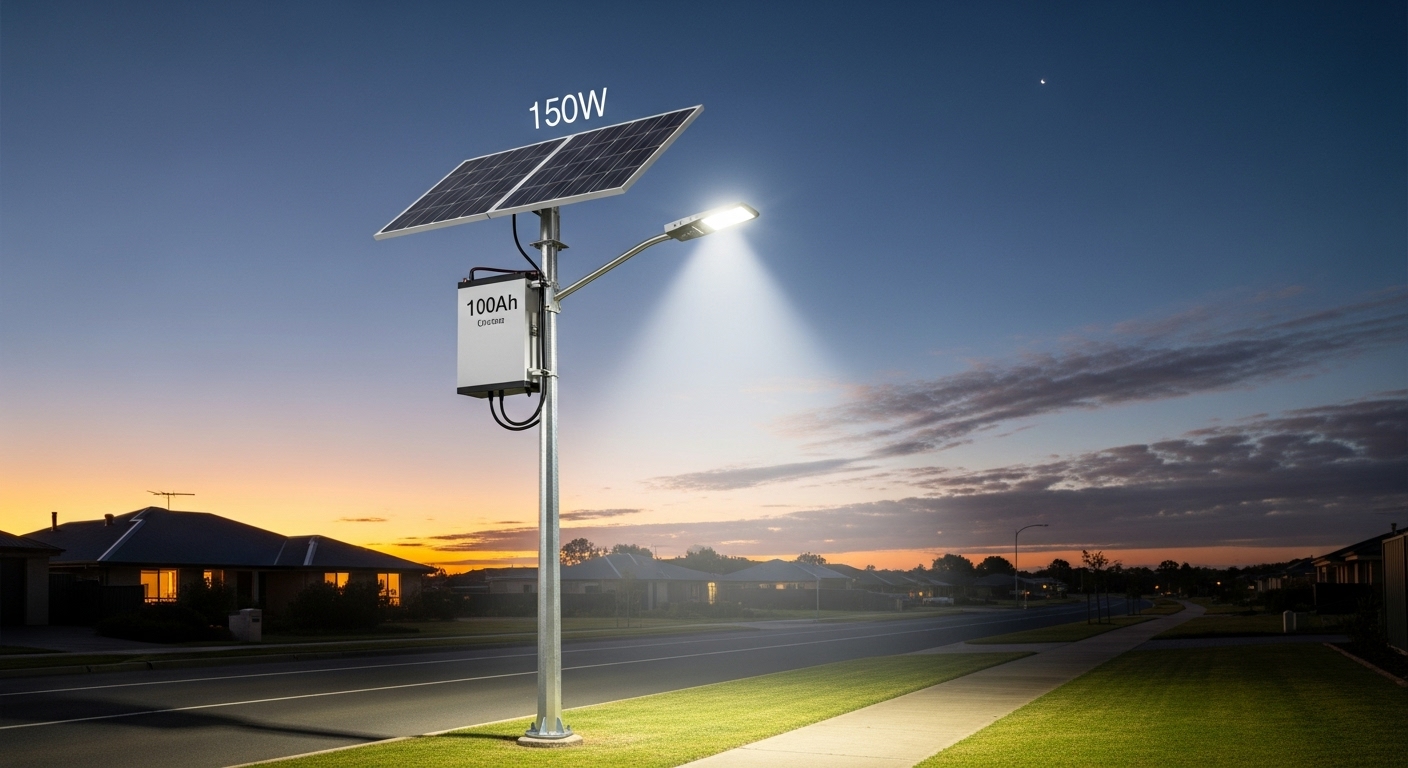 Solar Street Light For 6 Meter Pole