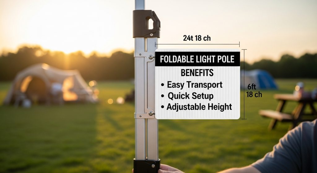 Foldable Light Pole Benefits