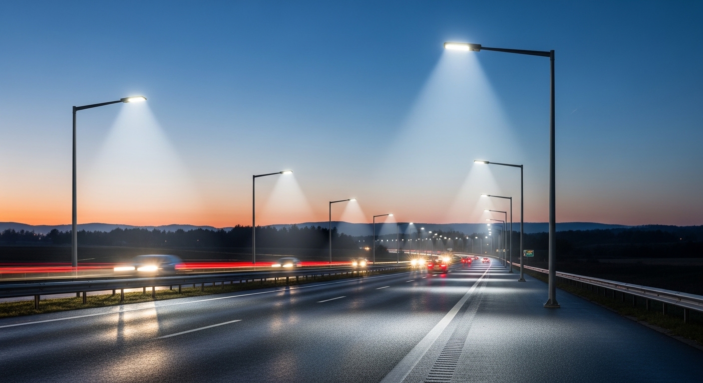 High Efficiency LED Road Lights for Highways
