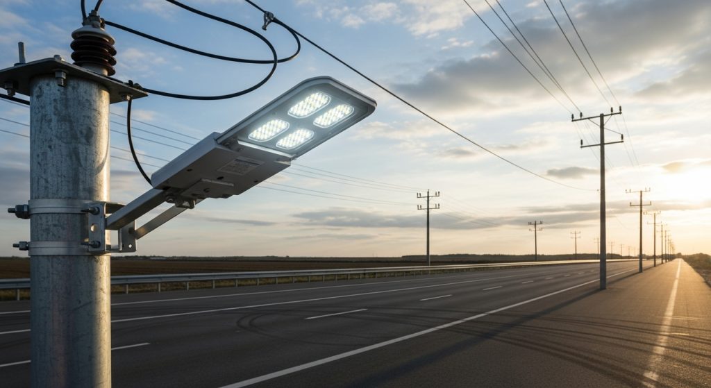 On Grid LED Road Lamp