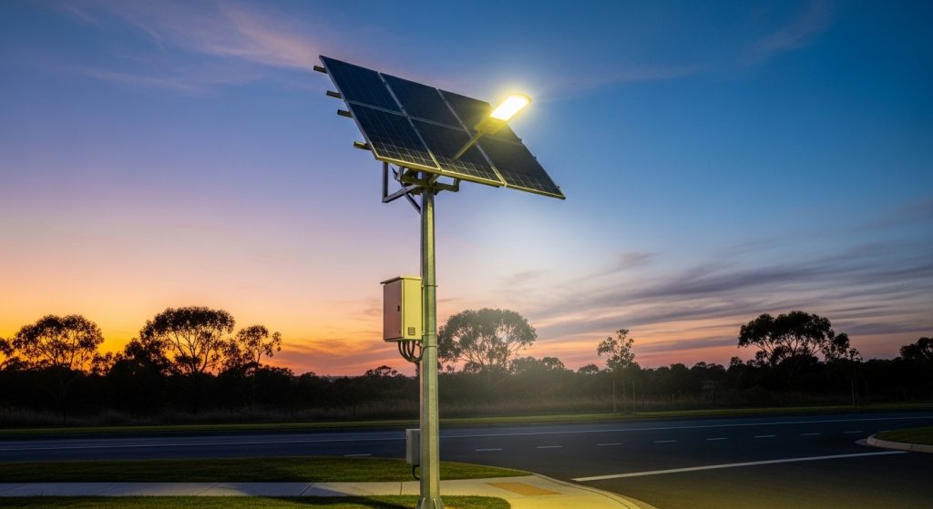 Solar street lighting systems