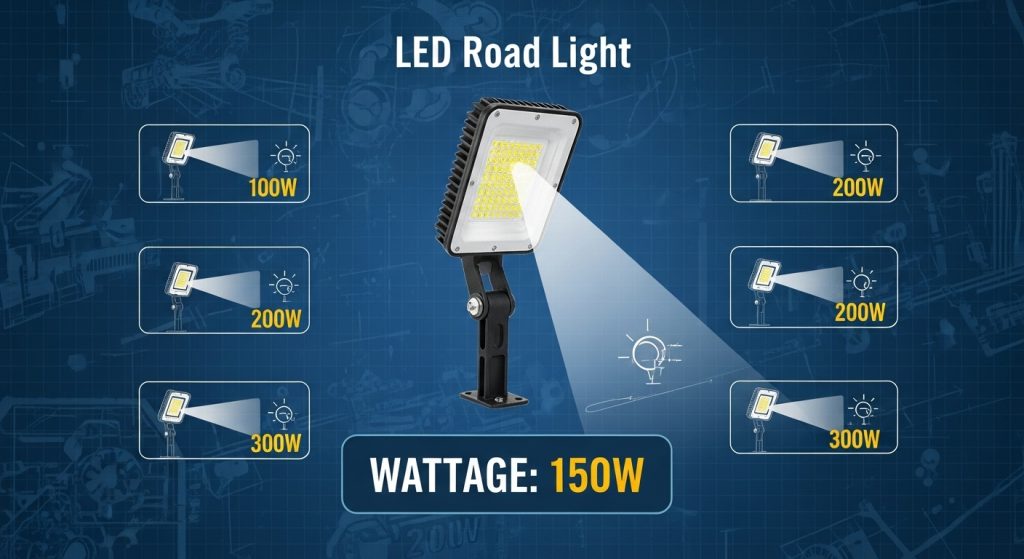 Wattage for LED Road Lights