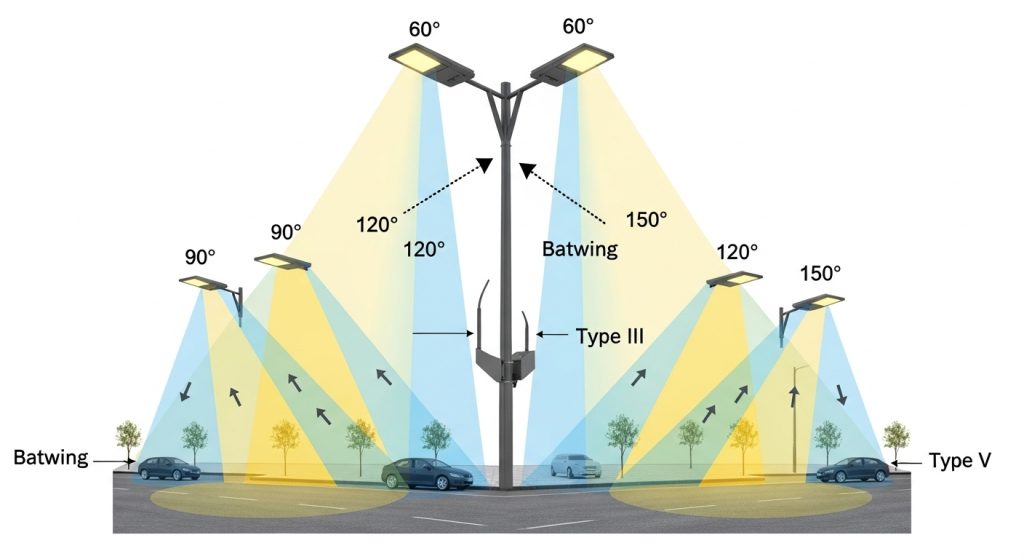 beam angles for your LED street light