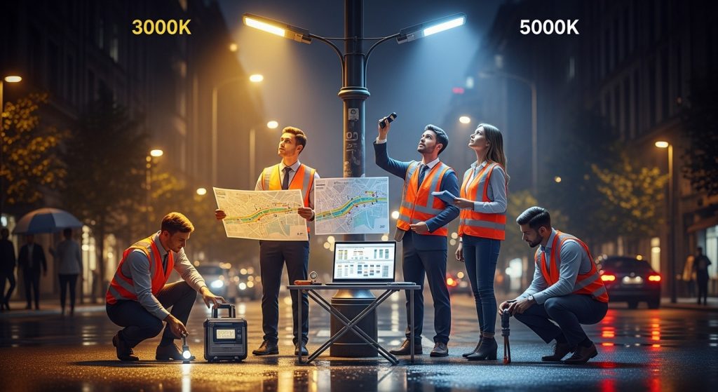 municipalities evaluate before selecting LED road lights