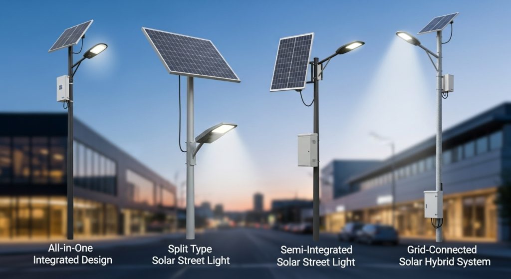 type of solar street lighting system