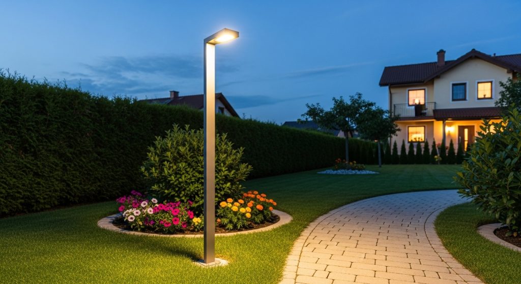 Aluminum 3M 4M Garden Light