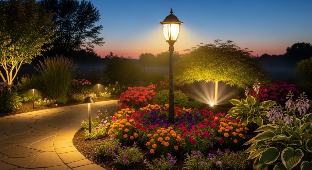 Garden Post Top and Landscape Lighting