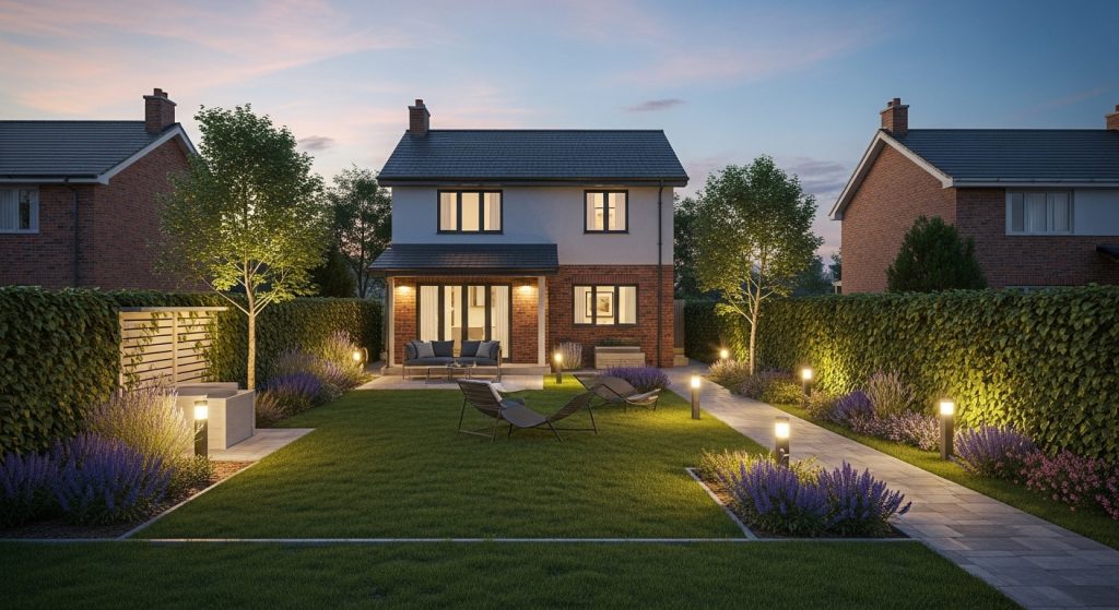 Residential Garden Lighting Layout