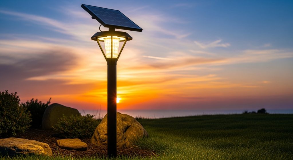 Solar Landscape Lamp Post