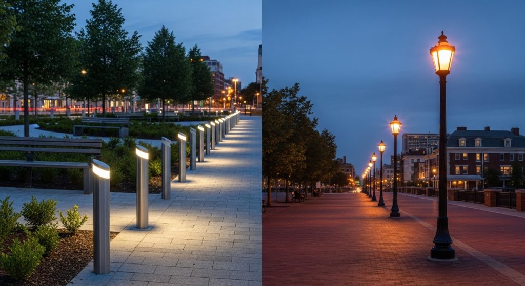Bollard Lights vs Post Lights