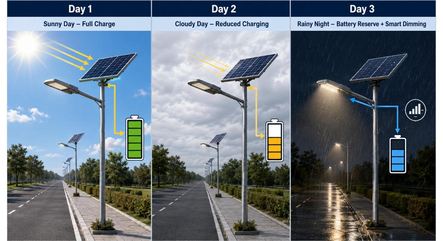 How Does Solar Street Light Work