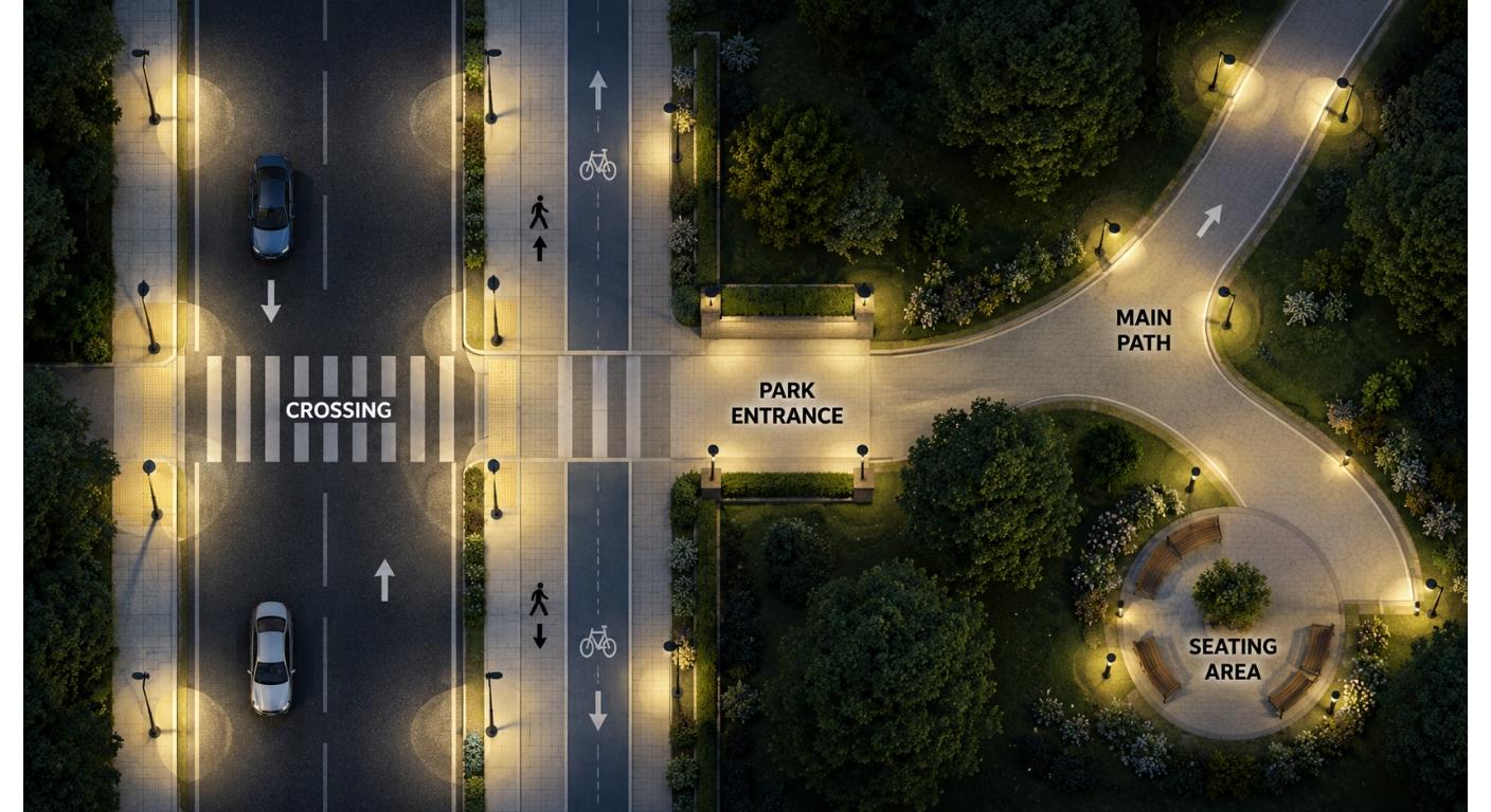 Outdoor Lighting for Parks and Streets